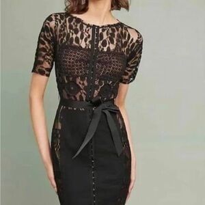 Anthropologie Beguile By Byron Lars Lace Sheath Dress